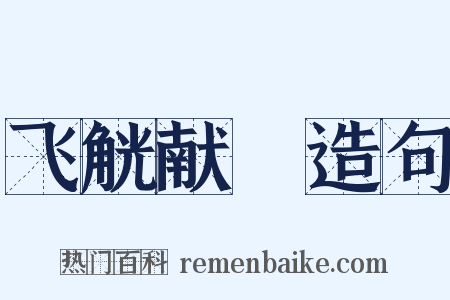 飞觥献斝造句是什么意思的图片